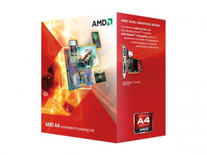 Процесор Desktop AMD A4 X2 3300 2.5G 1MB BOX SOCKET FM1